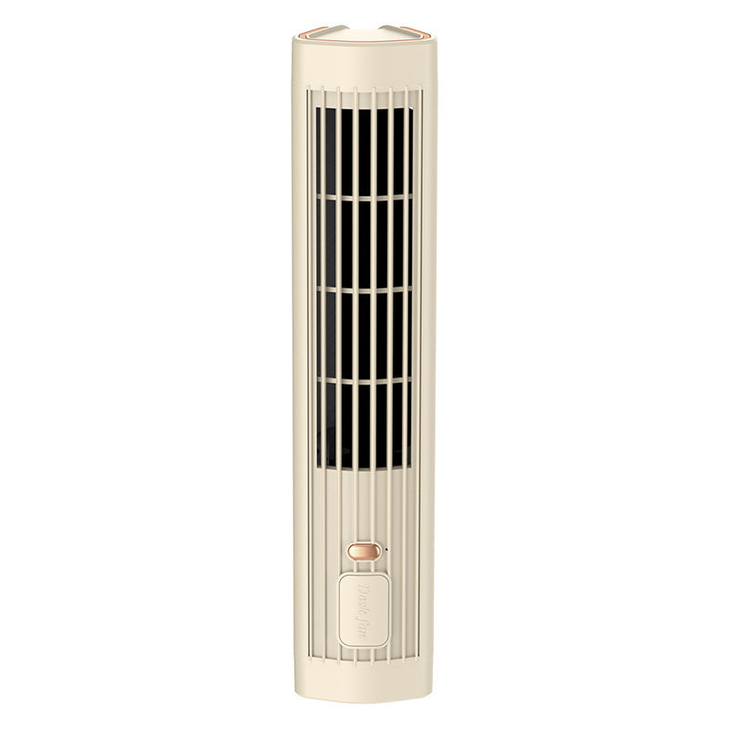 ❄️ 2 v 1 USB nabíjecí stolní a stojanový věžový ventilátor – tichý mini ventilátor do kanceláře, na studium, kempování i venkovní použití | přenosný, silný proud vzduchu, letní hit 🔥