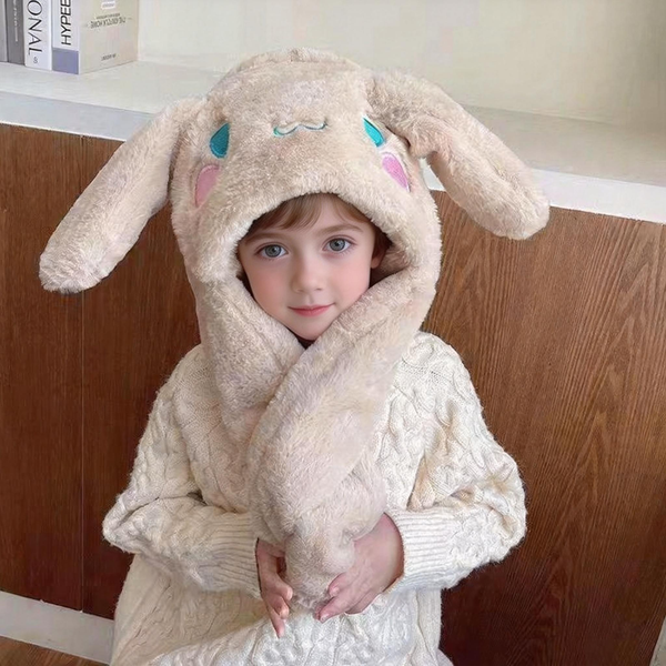 Vnoučaty neodolatelný velikonoční dárek – hebká králičí čepice s pohyblivými oušky 🐰
